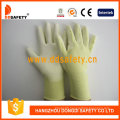 Yellow Nylon PU Dipping Safety Gloves -Dpu163